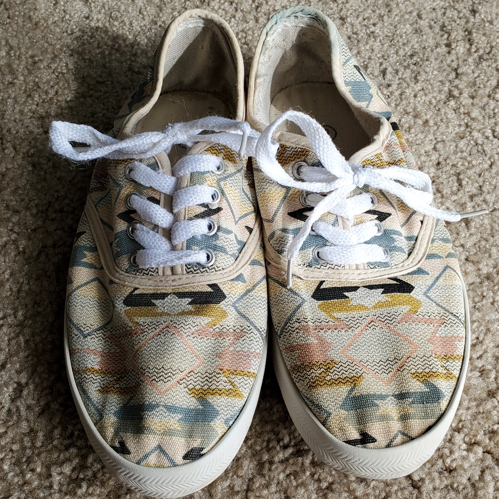 Aztec Canvas Sneakers